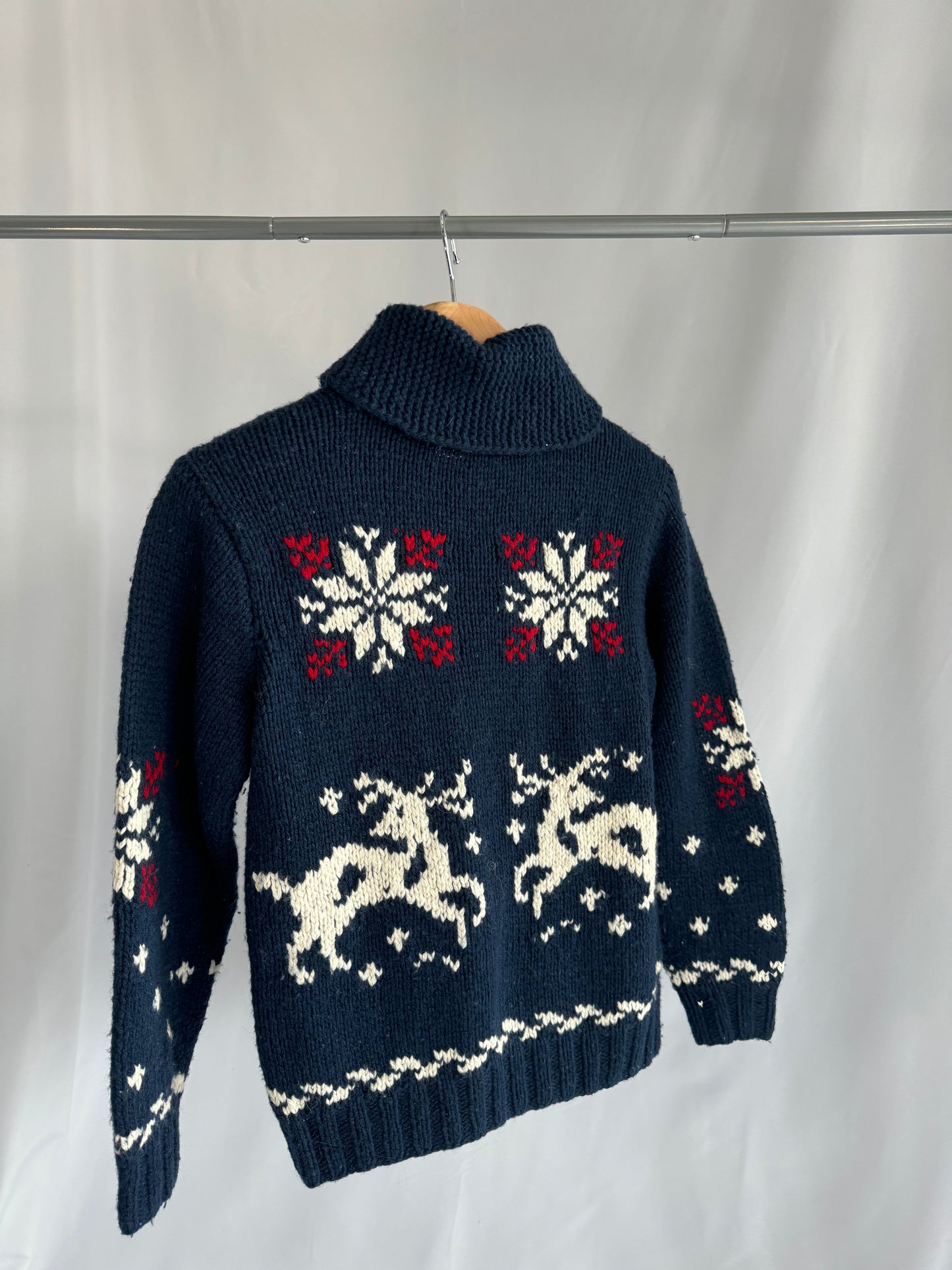 Hand-Knit Holiday Sweater