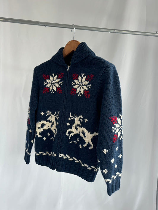 Hand-Knit Holiday Sweater