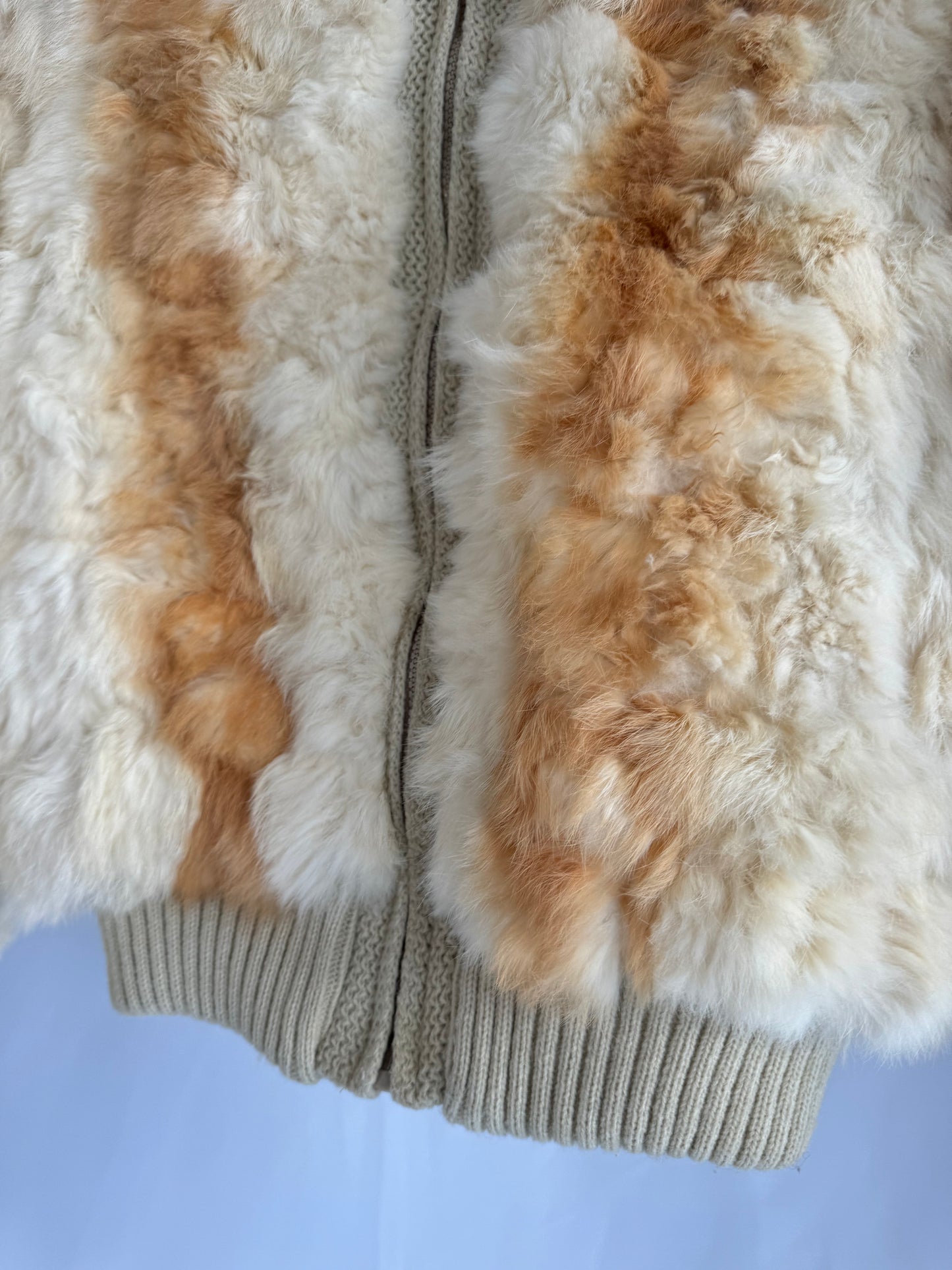 Fur & Knit Zip Jacket