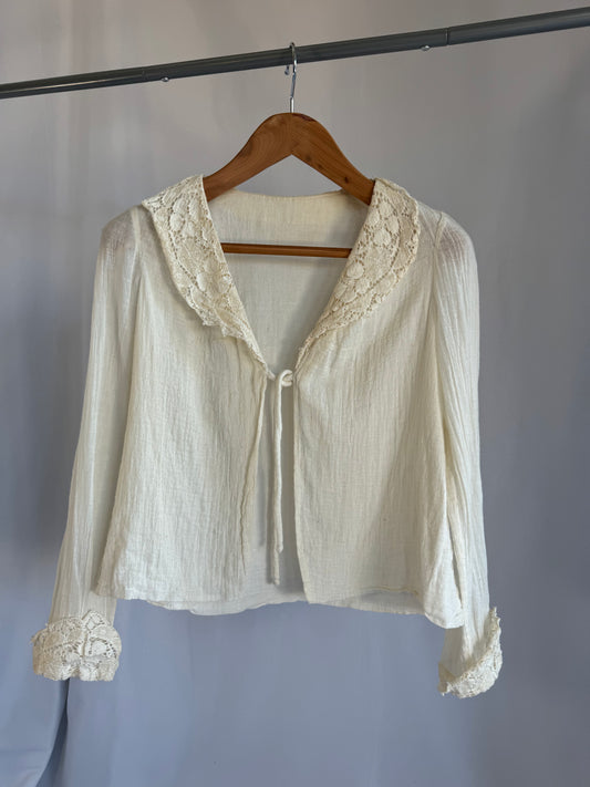 Hand-stitched Linen Blouse