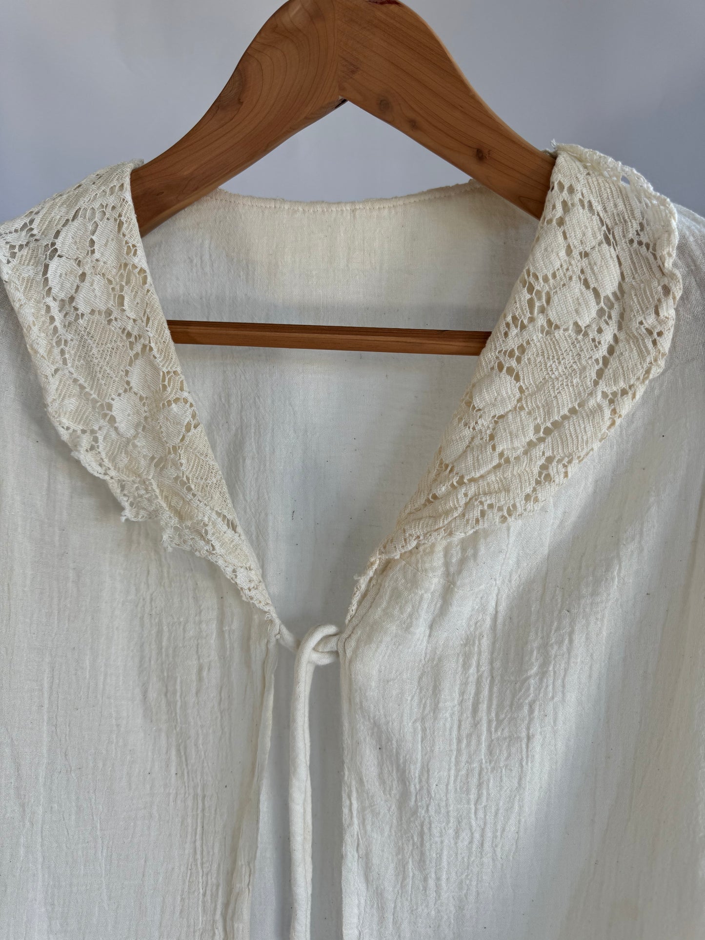 Hand-stitched Linen Blouse