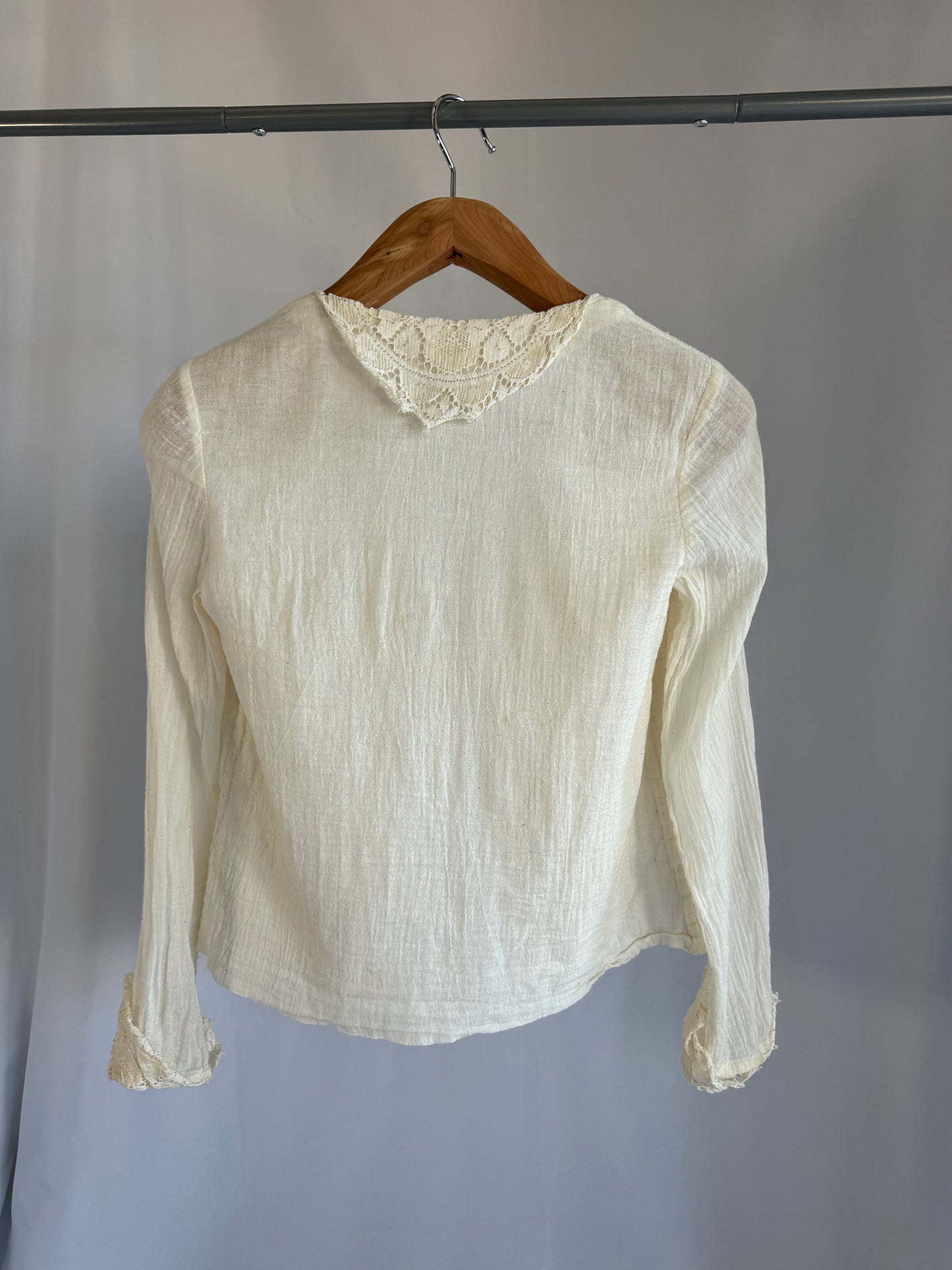 Hand-stitched Linen Blouse