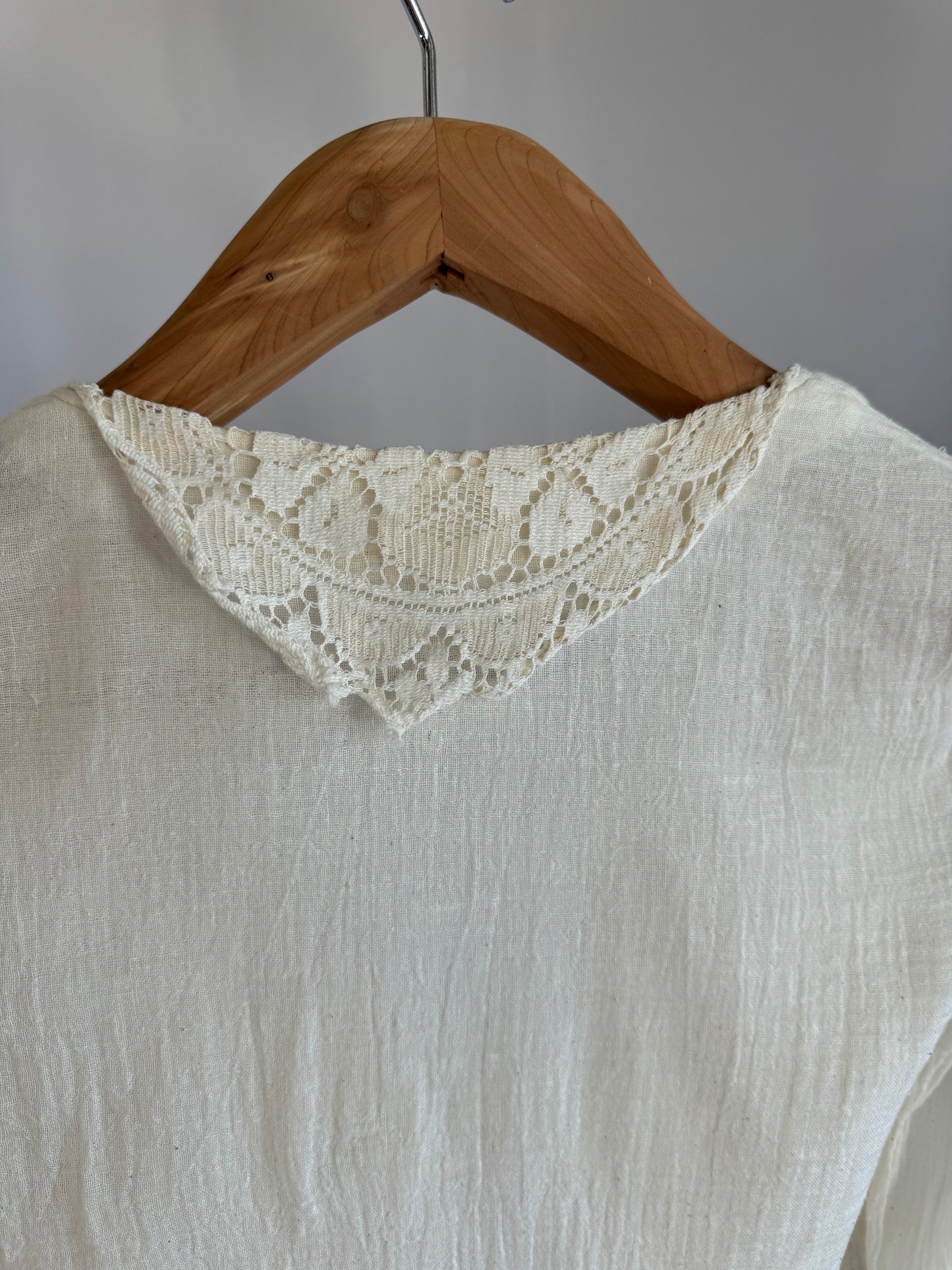 Hand-stitched Linen Blouse
